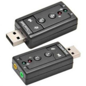 USB внешняя звуковая карта 7,1