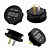 Вольтметр автомобильный 12-24V (клеммы)