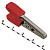 Крокодил (средний изолир.) L=35мм красный