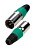 Штекер XLR (Canon) на кабель цветные